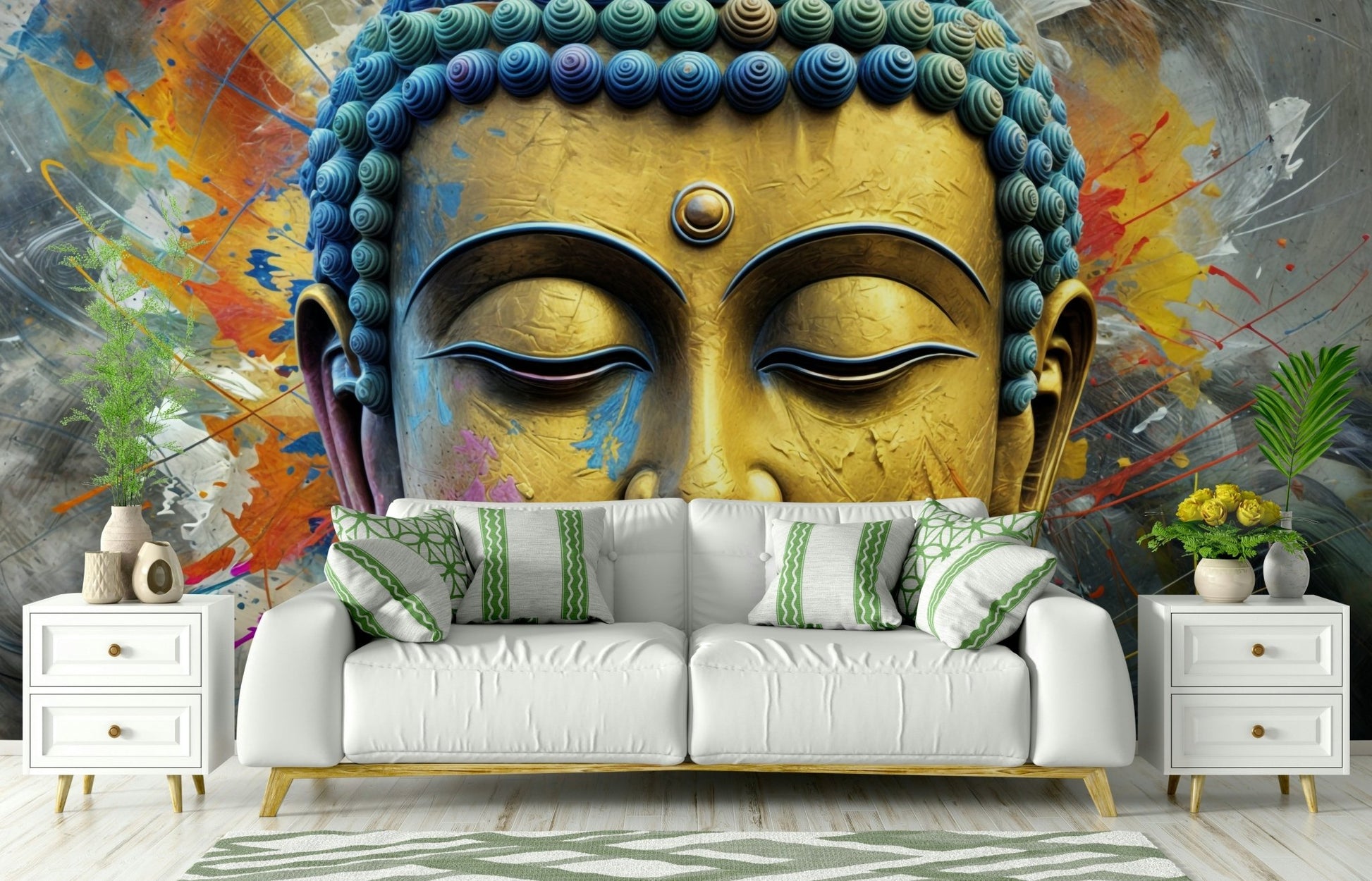 The mood is peaceful and serene.

