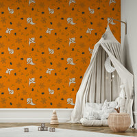 Halloween Haunt Party spooky tree wallpaper