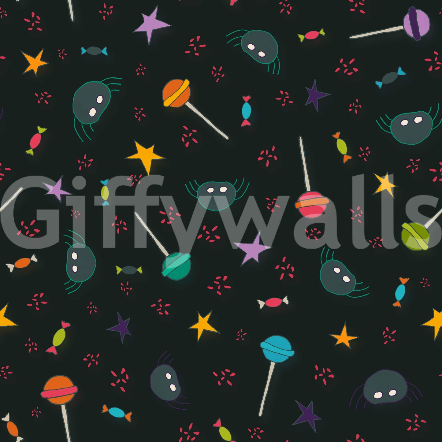 The image is a clear representation of a festive Halloween scene.
