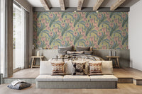 Stylish Spring Elegance wallpaper for bright, cheerful spaces.
