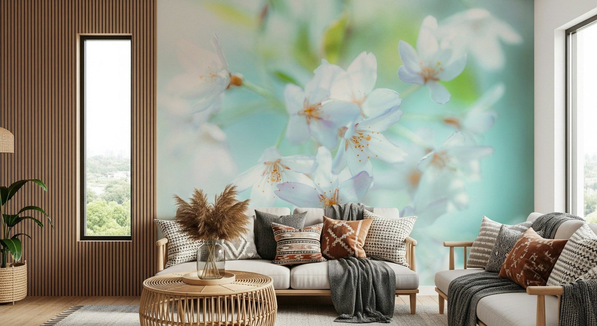 Springtime Blossoms Wall Mural