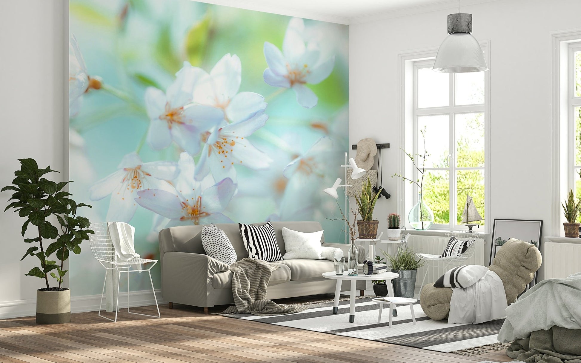 Springtime Blossoms Wall Mural