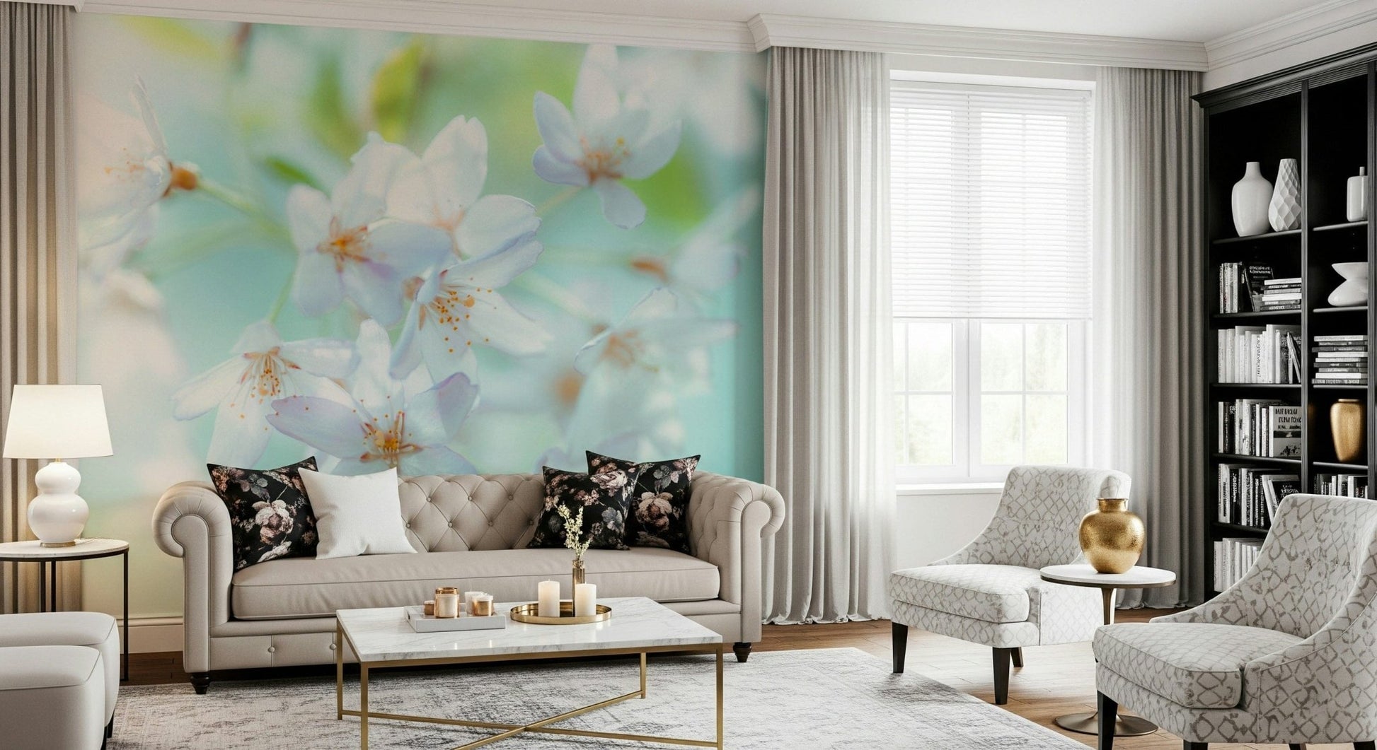 Springtime Blossoms Wall Mural