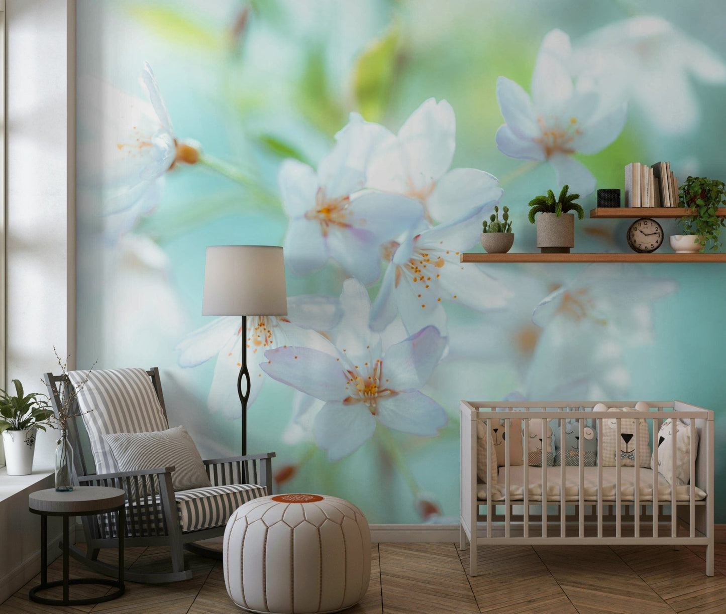 Springtime Blossoms Wall Mural