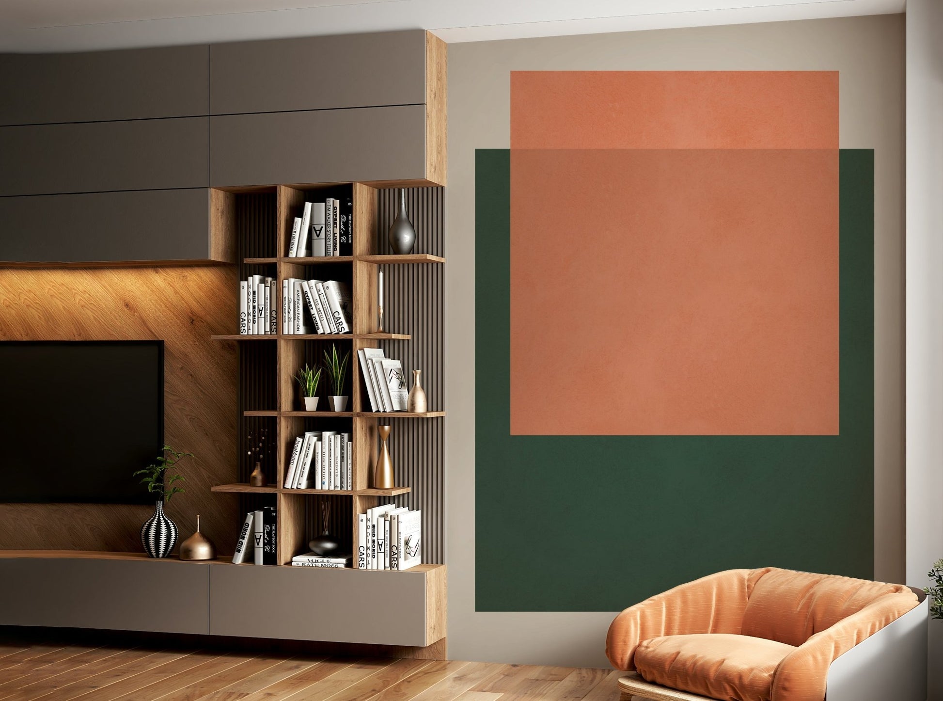 The geometric shapes create a repeating pattern.

