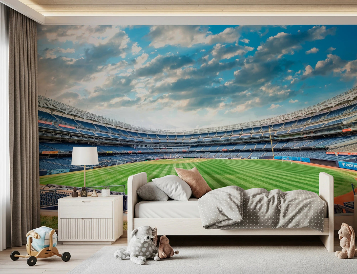 Stadium View Wall Mural