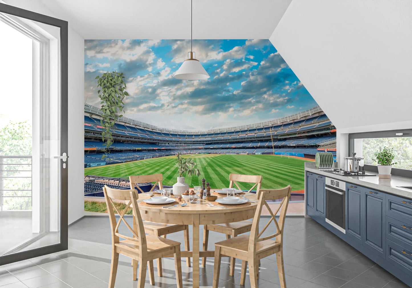 Stadium View Wall Mural