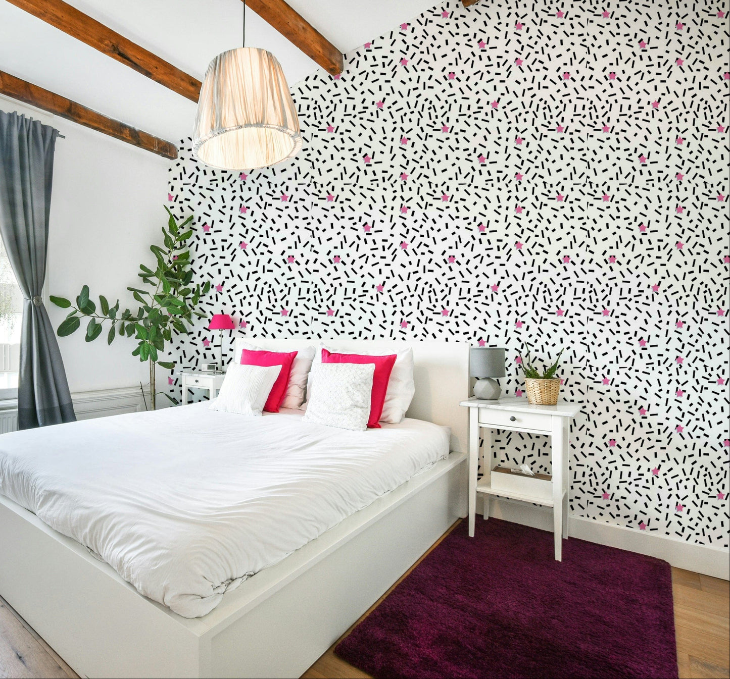 The colors are bright and vibrant, with a multi-colored palette.

