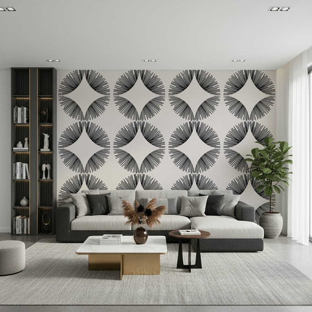 Starburst Deco Wallpaper⁠