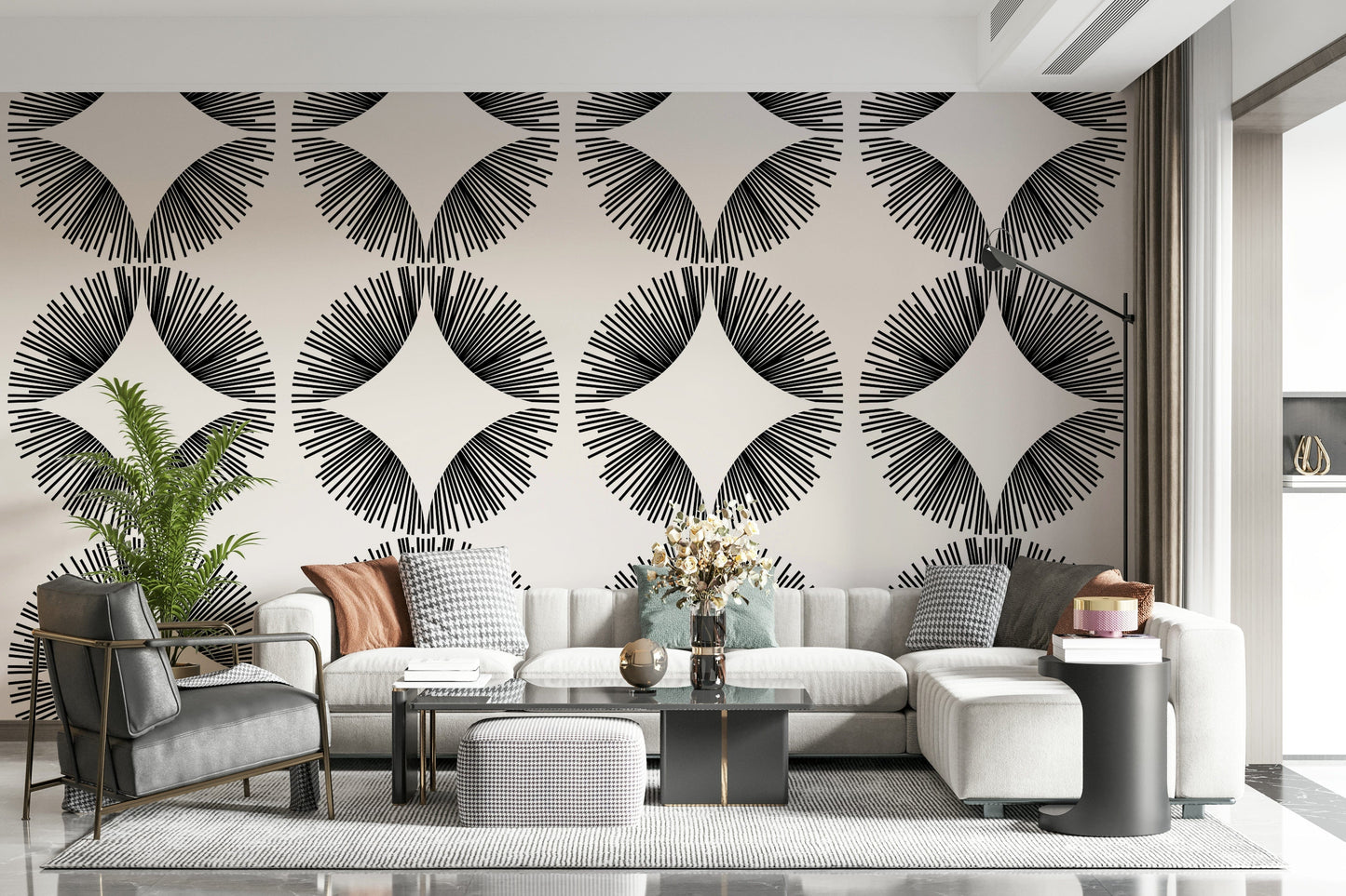 Starburst Deco Wallpaper⁠