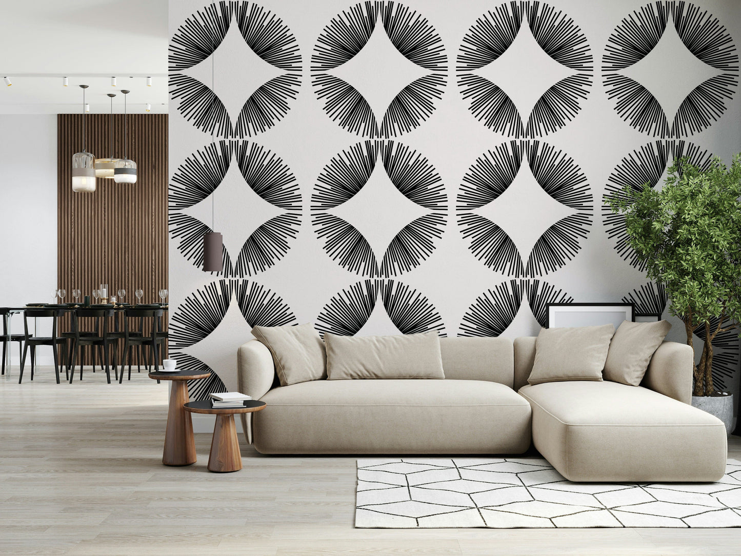 Starburst Deco Wallpaper⁠