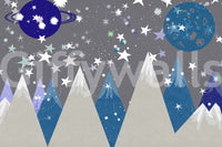 Starry Mountain Dreams Wall Mural -2719923