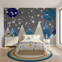 Starry Mountain Dreams Wall Mural -2719923