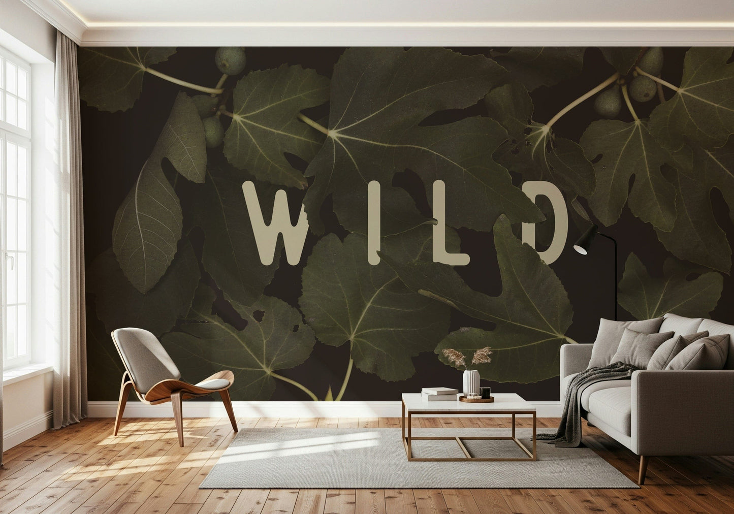 Fig Leaves: Stay Wild Wall Mural -2489734