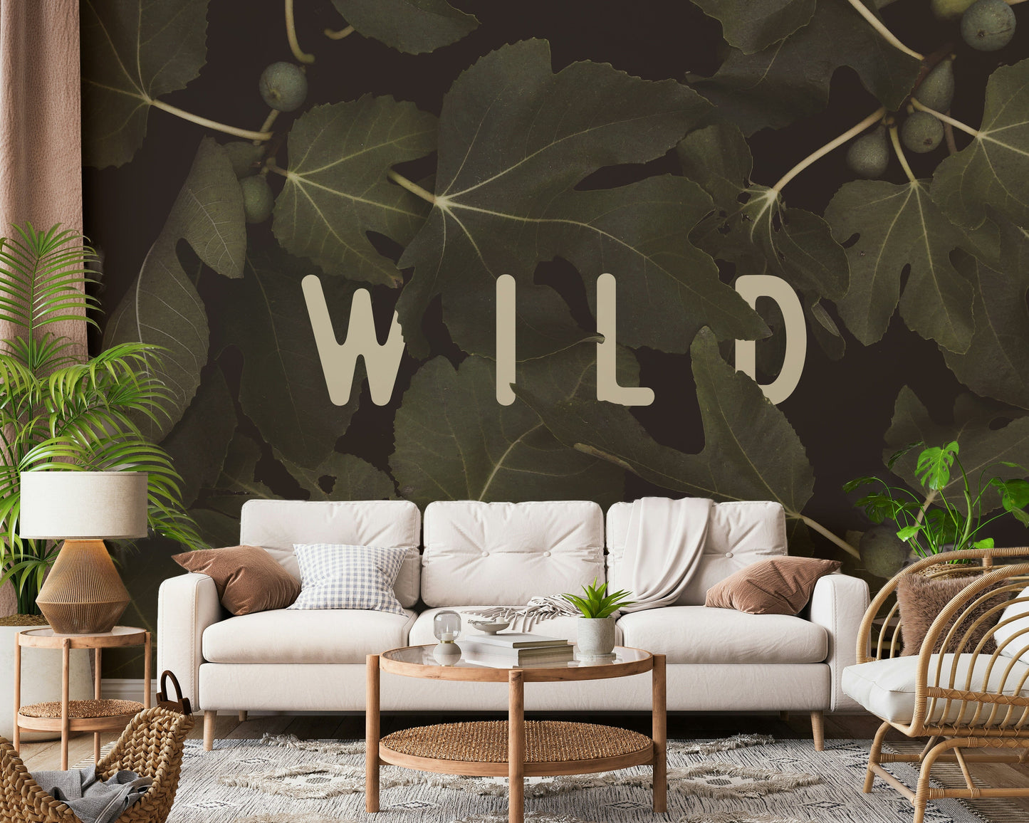 Fig Leaves: Stay Wild Wall Mural -2489734