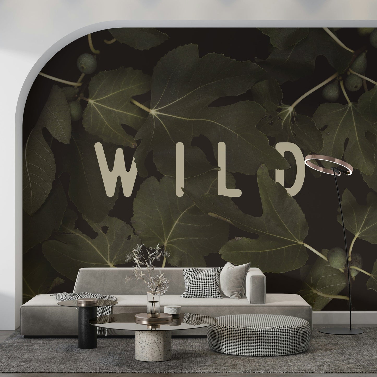 Fig Leaves: Stay Wild Wall Mural -2489734