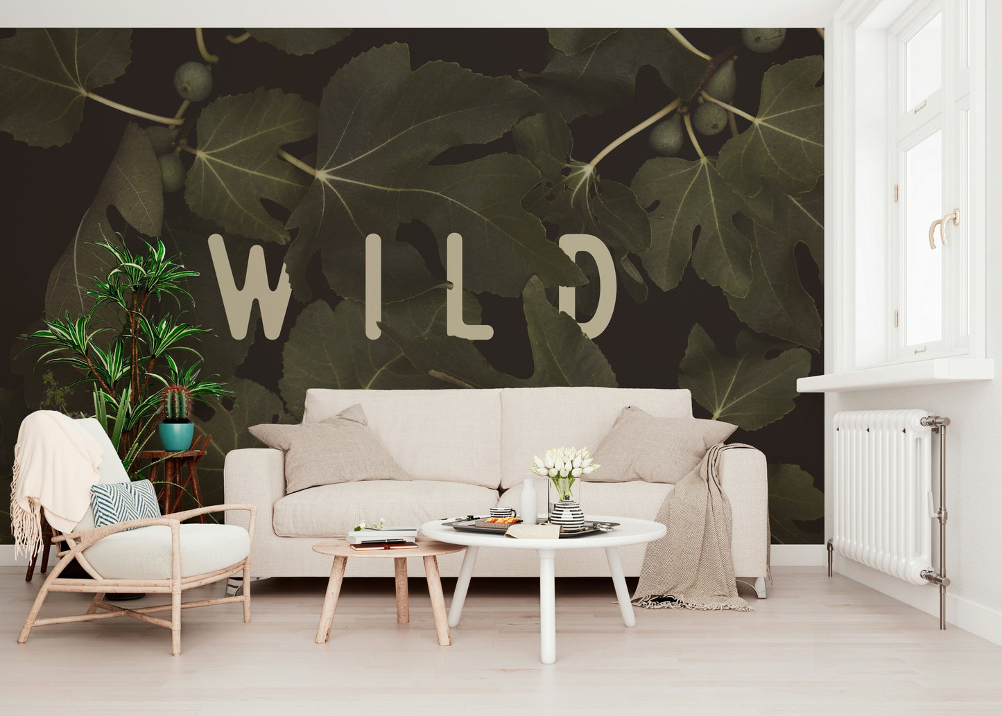 Fig Leaves: Stay Wild Wall Mural -2489734