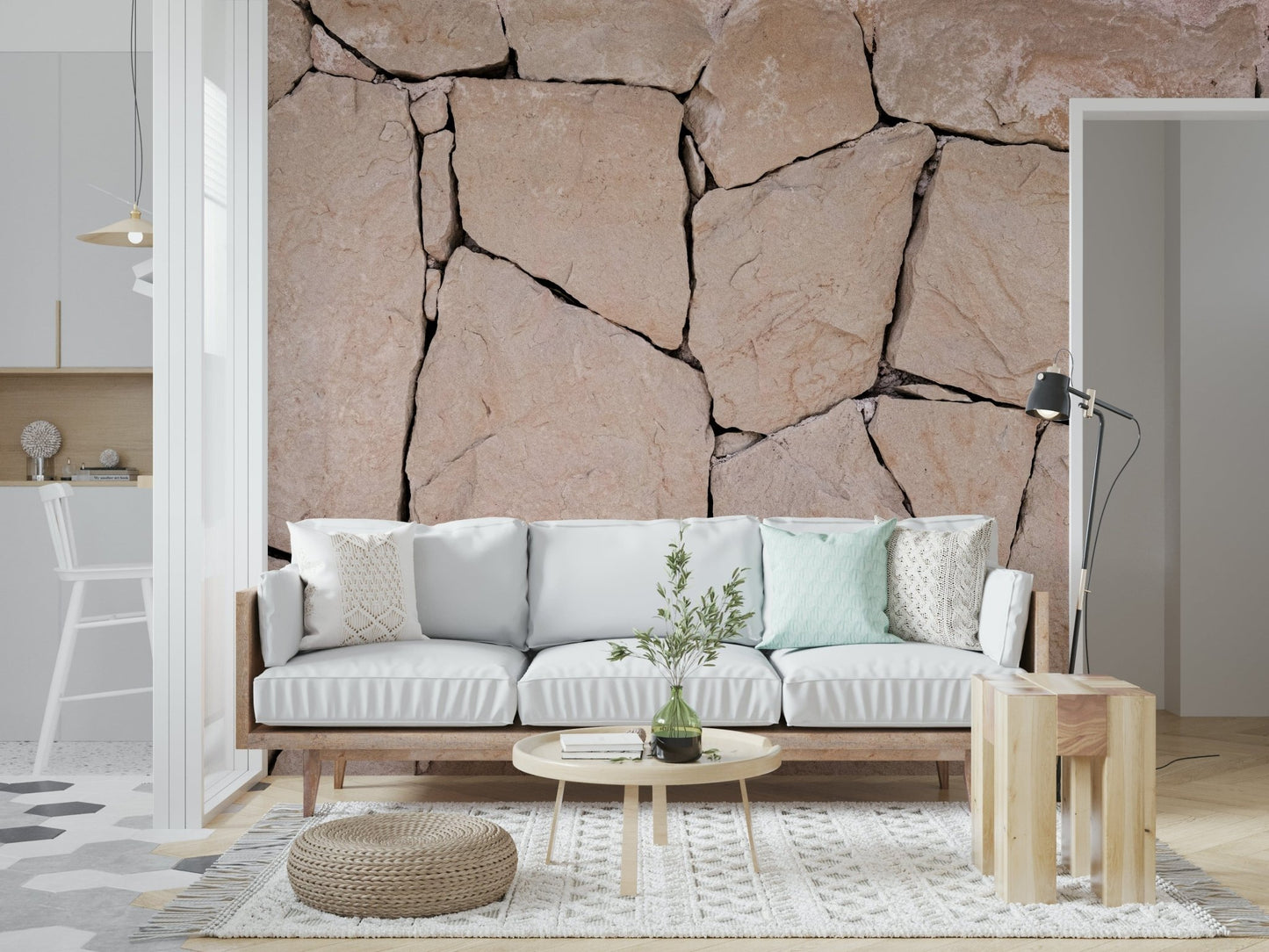 Stone Cladding Texture Wall Mural -2306806