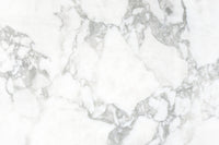 Stone Effect wallpaper mural close-up showing the white and grey veined marble pattern detail