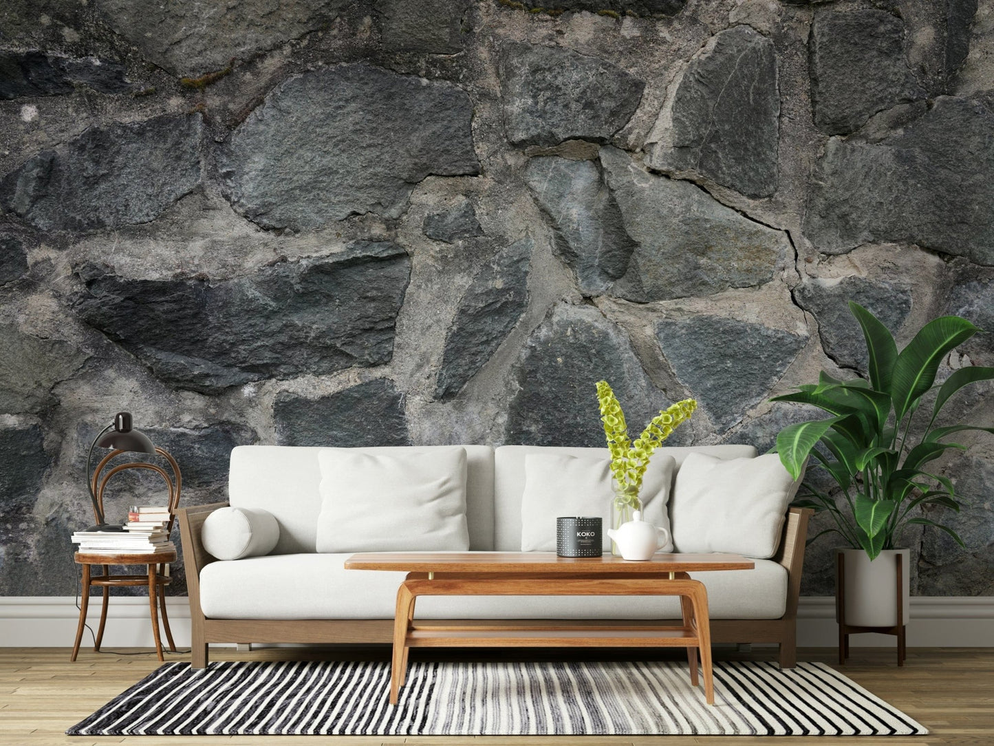Stone Facade Wall Mural -2566587