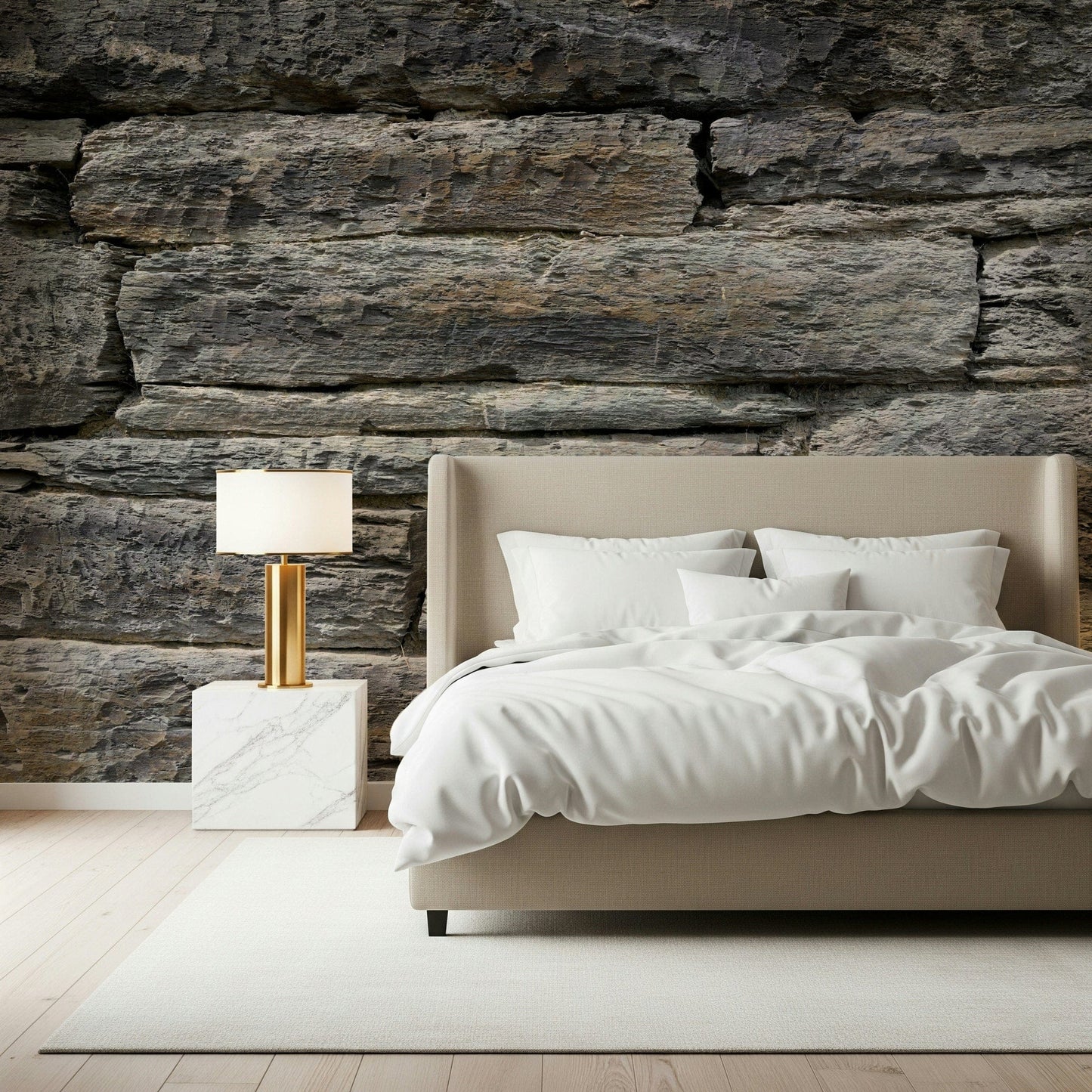 Aged Stone Wall Wall Mural -2566573