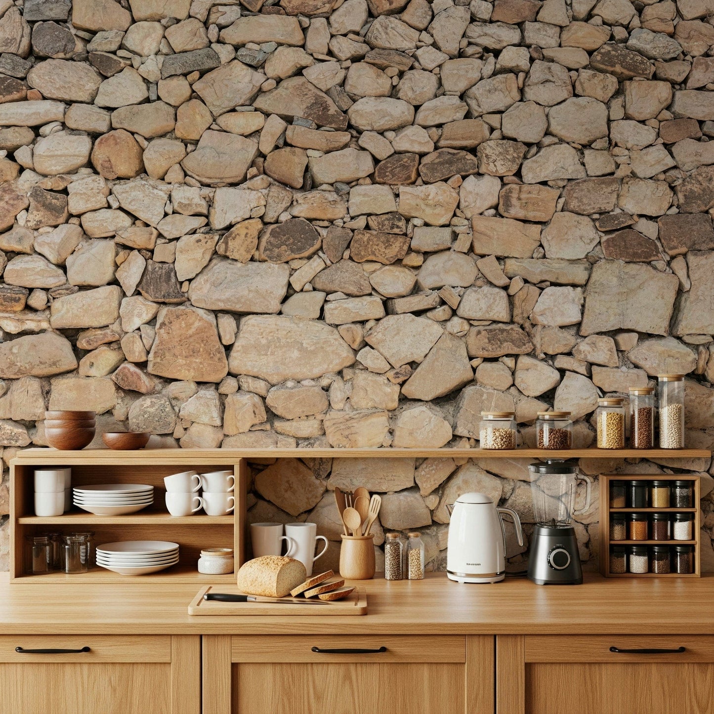 Timeless Stonework Wall Mural -2308528