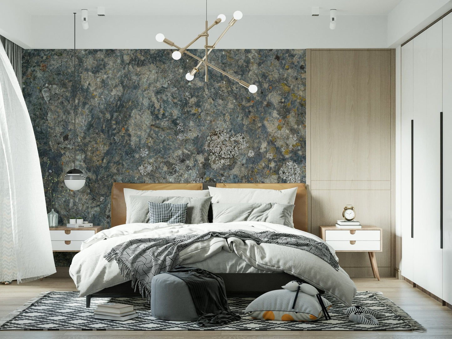 Stone Whisper Wallpaper — textured stone surface with subtle gradient and natural patterns.