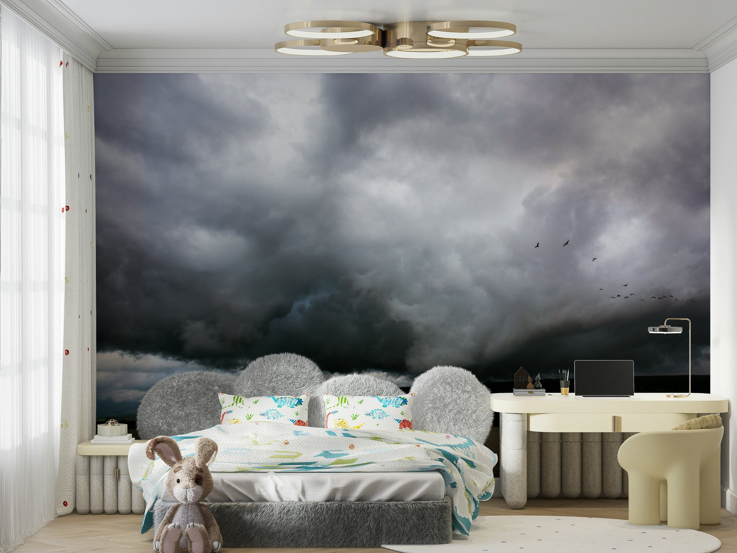A classic valley view wallpaper for walls.

