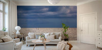 A classic ocean wallpaper for walls with a coastal theme.

