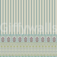 Intricate garden border patterns for a bespoke interior feel.