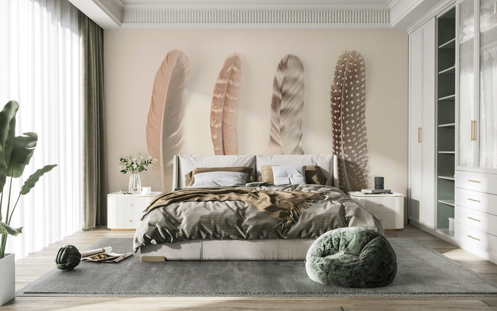 Great for calming living areas.

