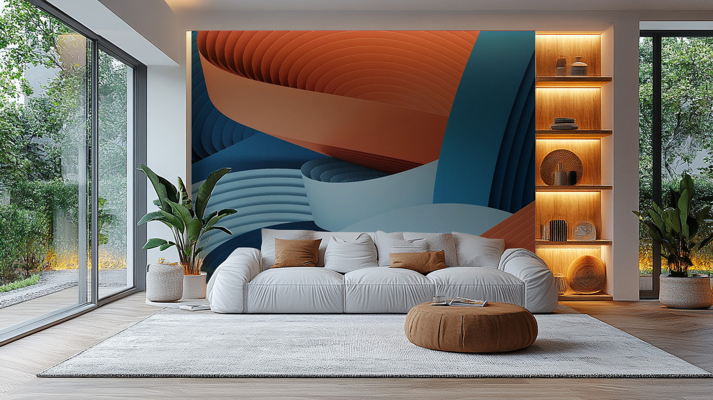 Stunning Strips Wallpaper Mural