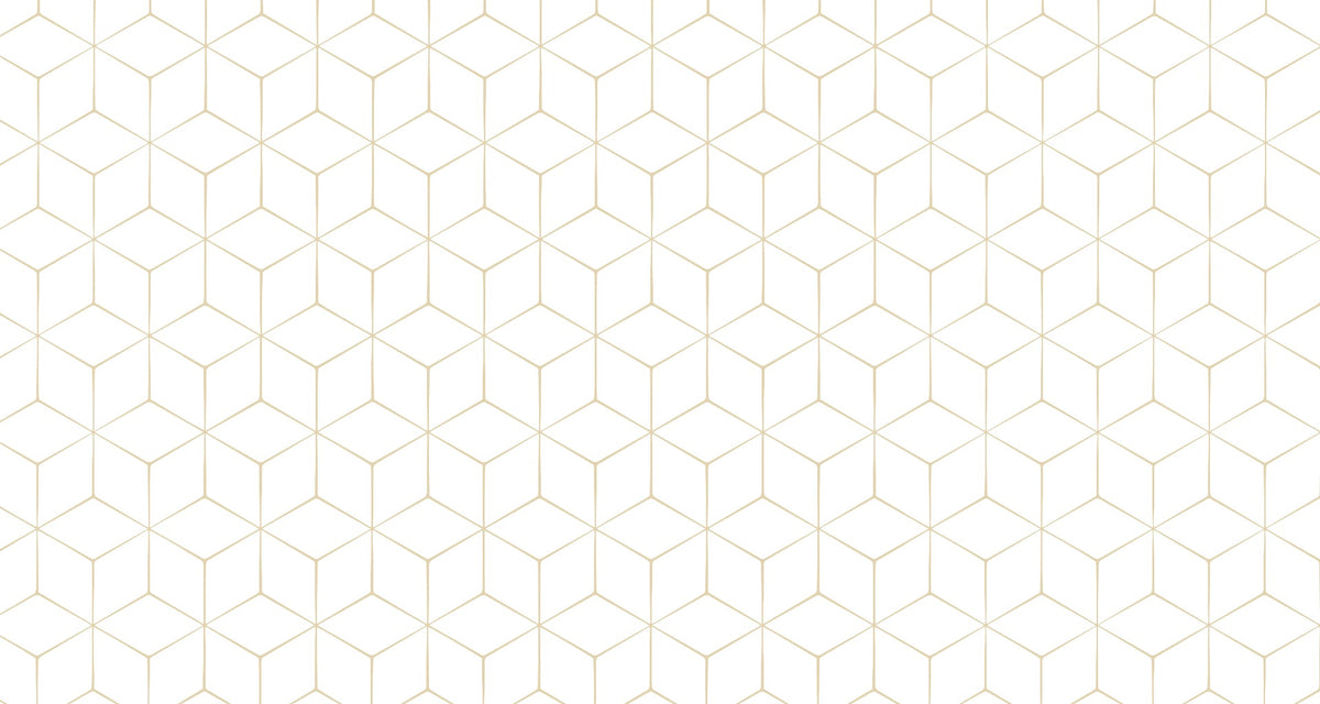Modern Hexagonal Geometric Wallpaper in your room — zoomed