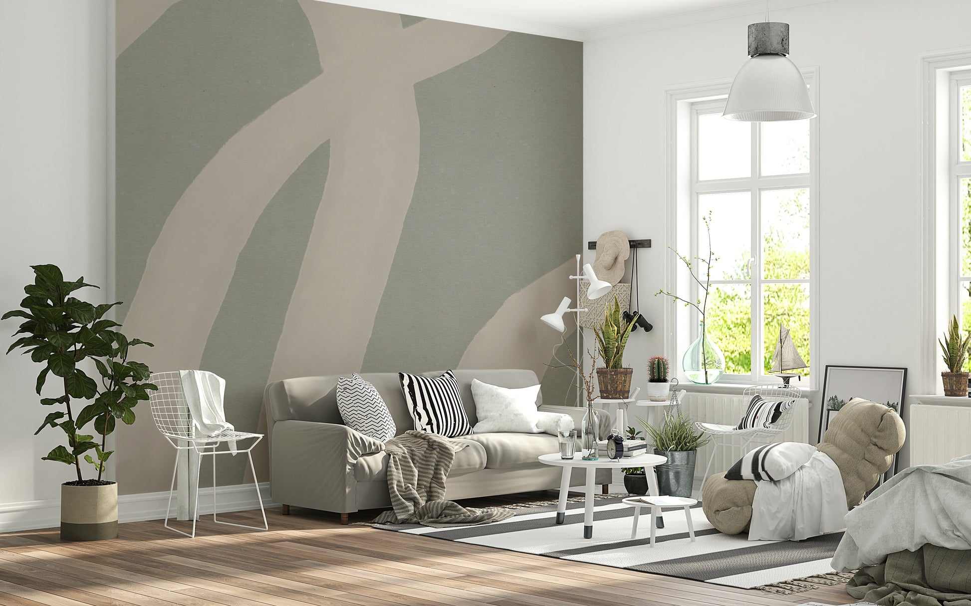 A classic abstract design wallpaper for walls.