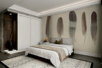 The feathers are the central focus of the image.

