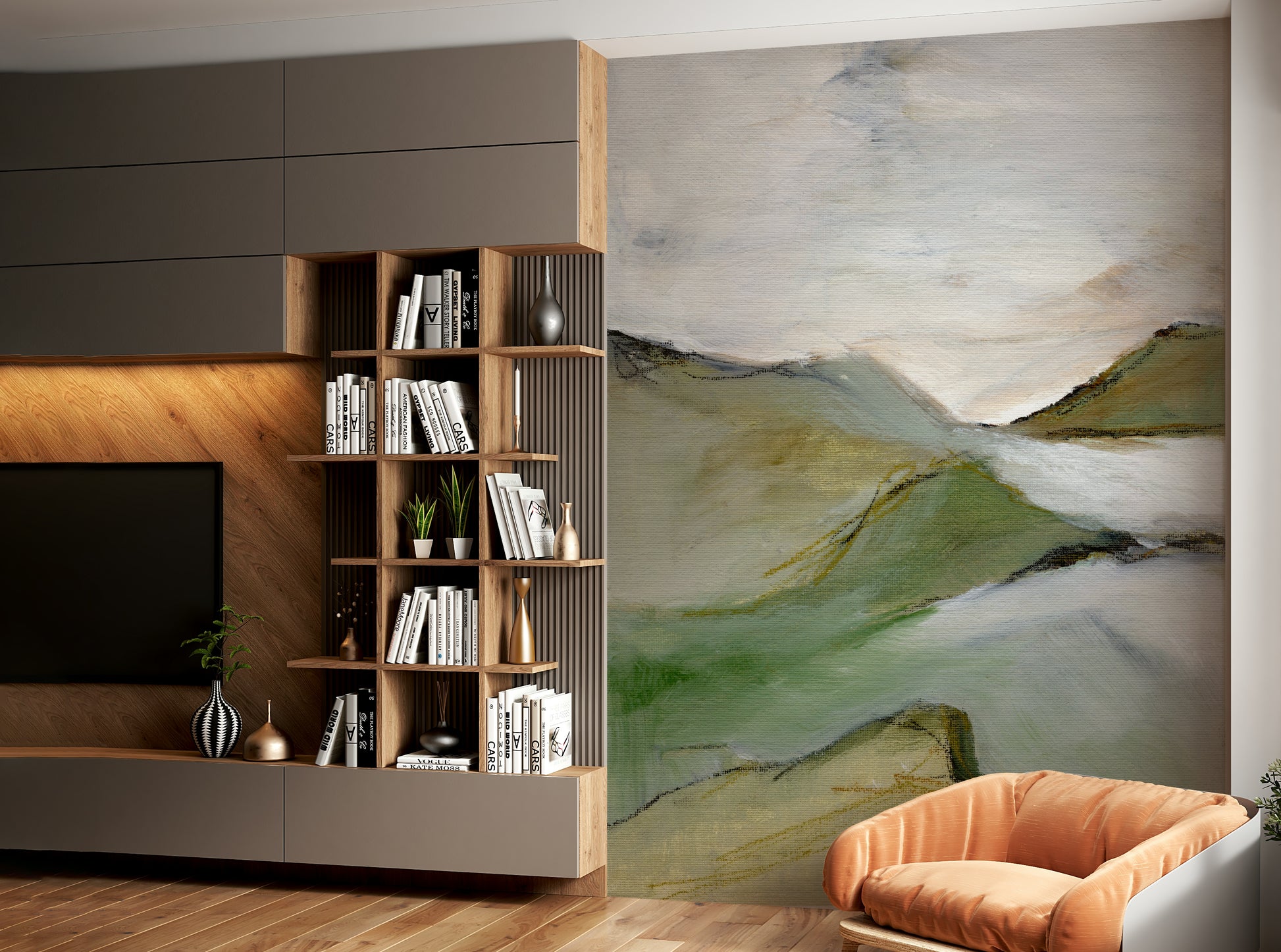 Living room serene wallpaper

