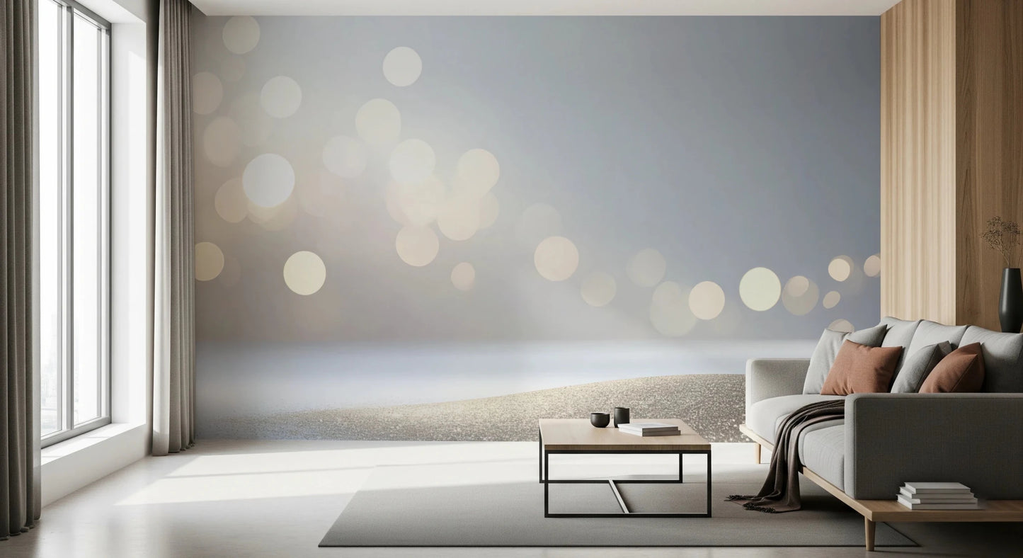 Close up of a Subtle Sparkle Wall Mural showing fine, elegant sand textures.