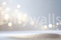 Neutral tone Subtle Sparkle Wall Mural with a sophisticated dust effect.