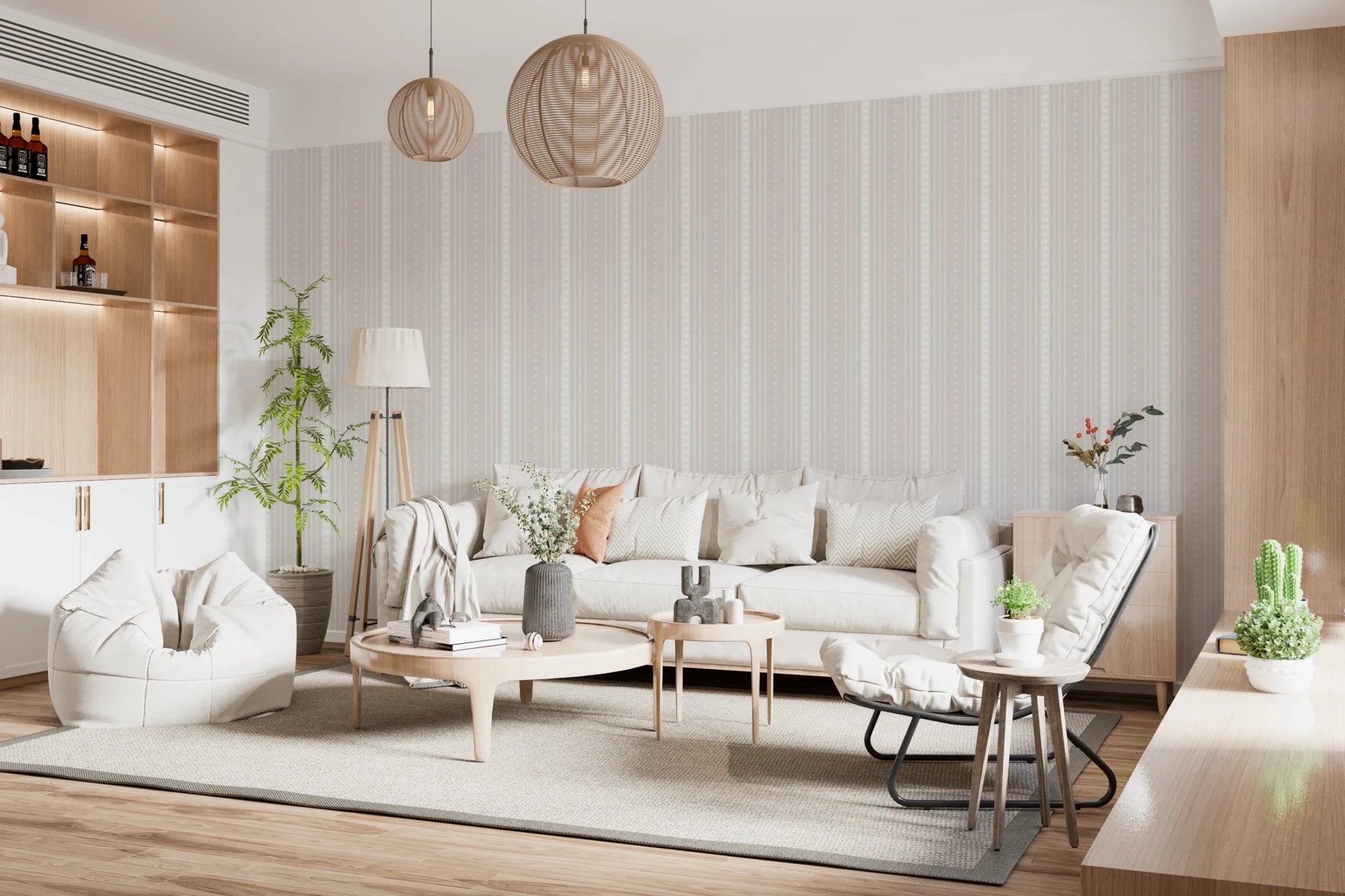 Subtle Stripes Wallpaper⁠