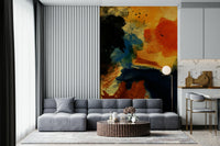 A classic abstract design wallpaper for walls.