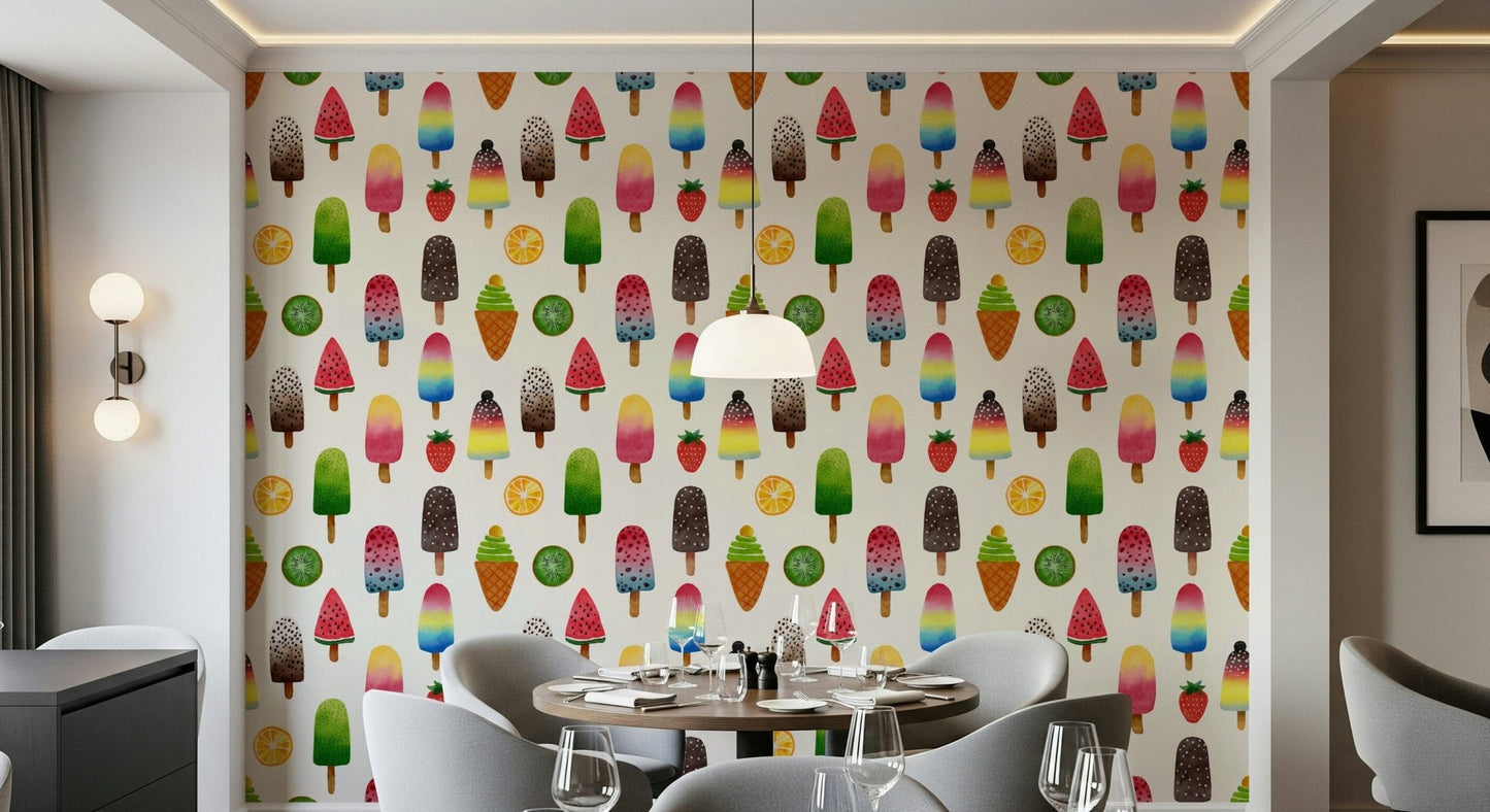 Summer Ice Pops Wallpaper⁠