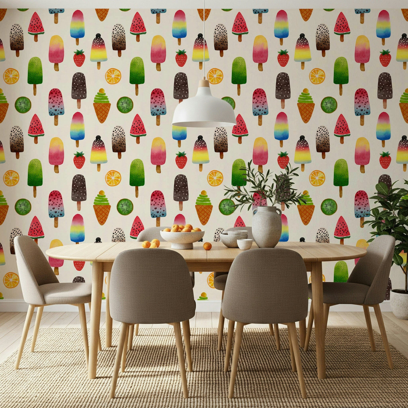 Summer Ice Pops Wallpaper⁠