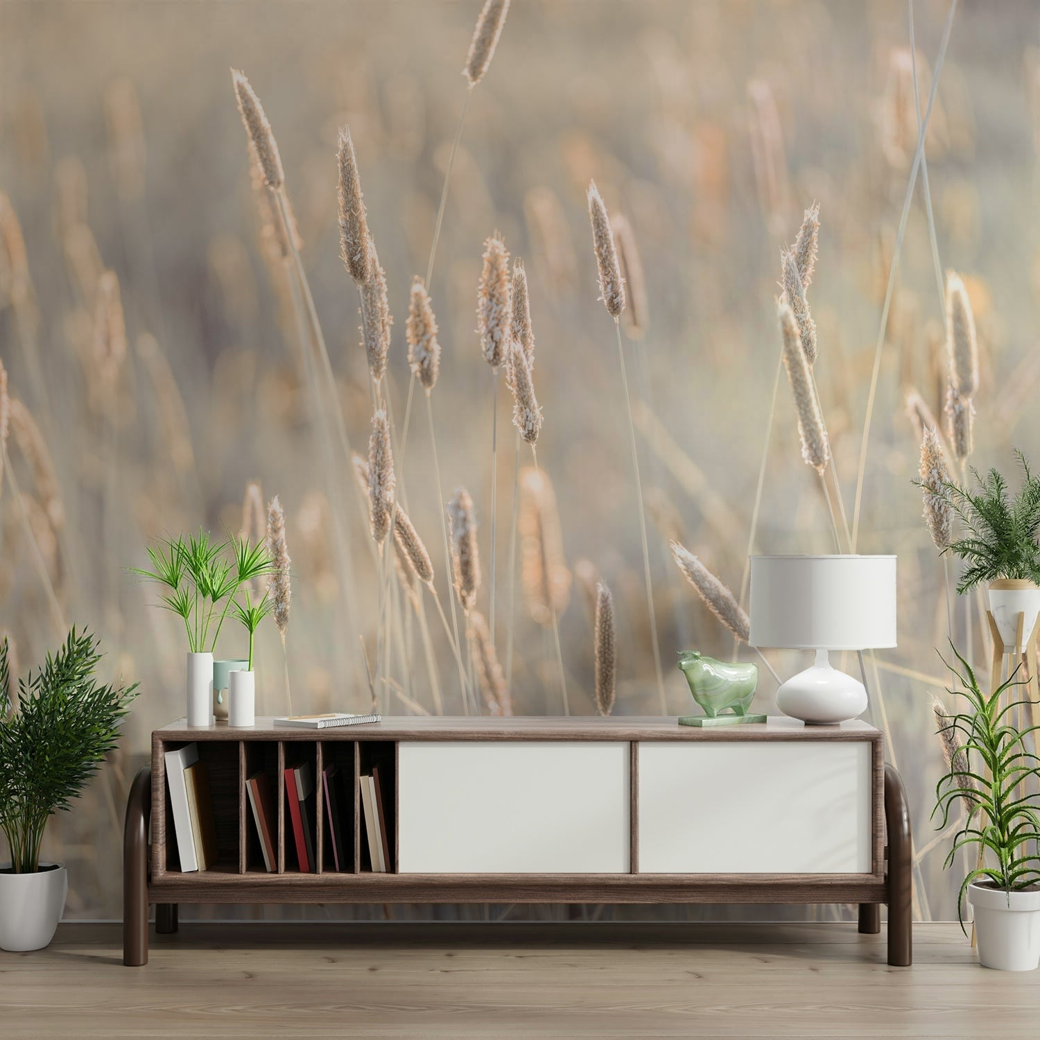 The design gives a feeling of quiet, natural beauty.

