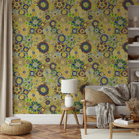 Wallpaper with a bright background.

