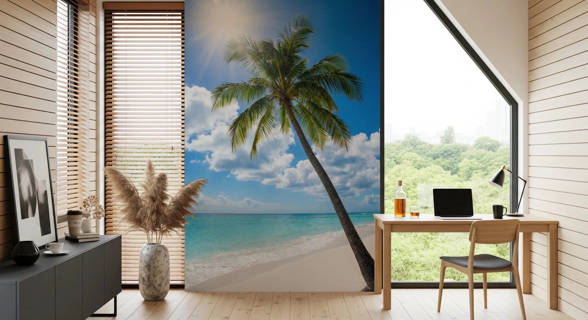 Sun - Kissed Palms Wall Mural