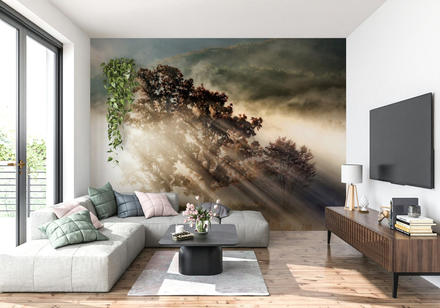 Charming Woodland Glory design, radiant energy, quiet vista, home.