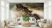 Crisp Woodland Glory wallpaper, pure light, shady area, powerful art.