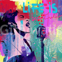 Sunday Blues Wall Mural
