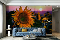 Suitable for a cheerful, nature-themed, or rustic interior.
