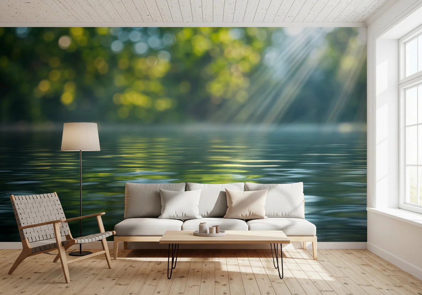 Sunlit Waters Wall Mural